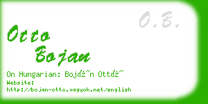 otto bojan business card